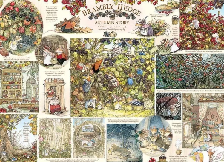 Cobble Hill Animals & Wildlife* - Brambly Hedge Autumn Story - 1000 Piece Jigsaw Puzzle
