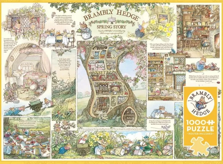 Cobble Hill Animals & Wildlife* - Brambly Hedge Spring Story - 1000 Piece Jigsaw Puzzle