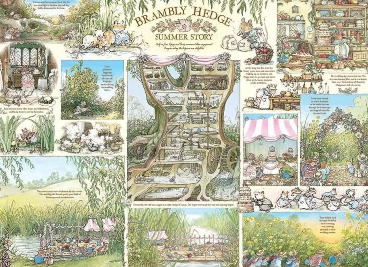 Cobble Hill Animals & Wildlife* - Brambly Hedge Summer Story - 1000 Piece Jigsaw Puzzle