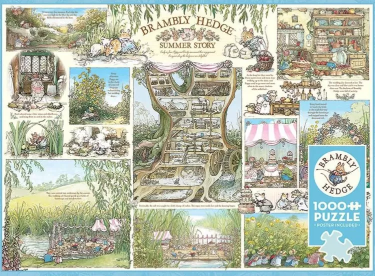 Cobble Hill Animals & Wildlife* - Brambly Hedge Summer Story - 1000 Piece Jigsaw Puzzle