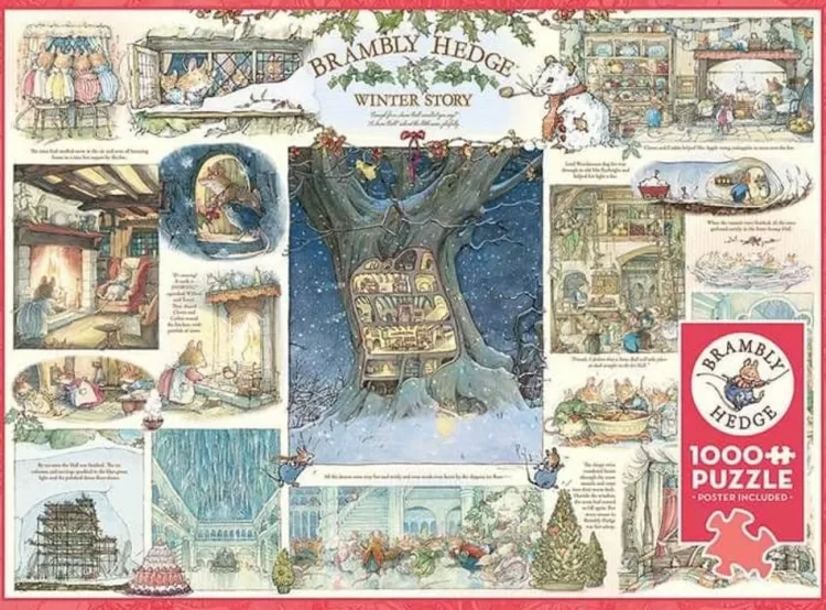 Cobble Hill Animals & Wildlife* - Brambly Hedge Winter Story - 1000 Piece Jigsaw Puzzle
