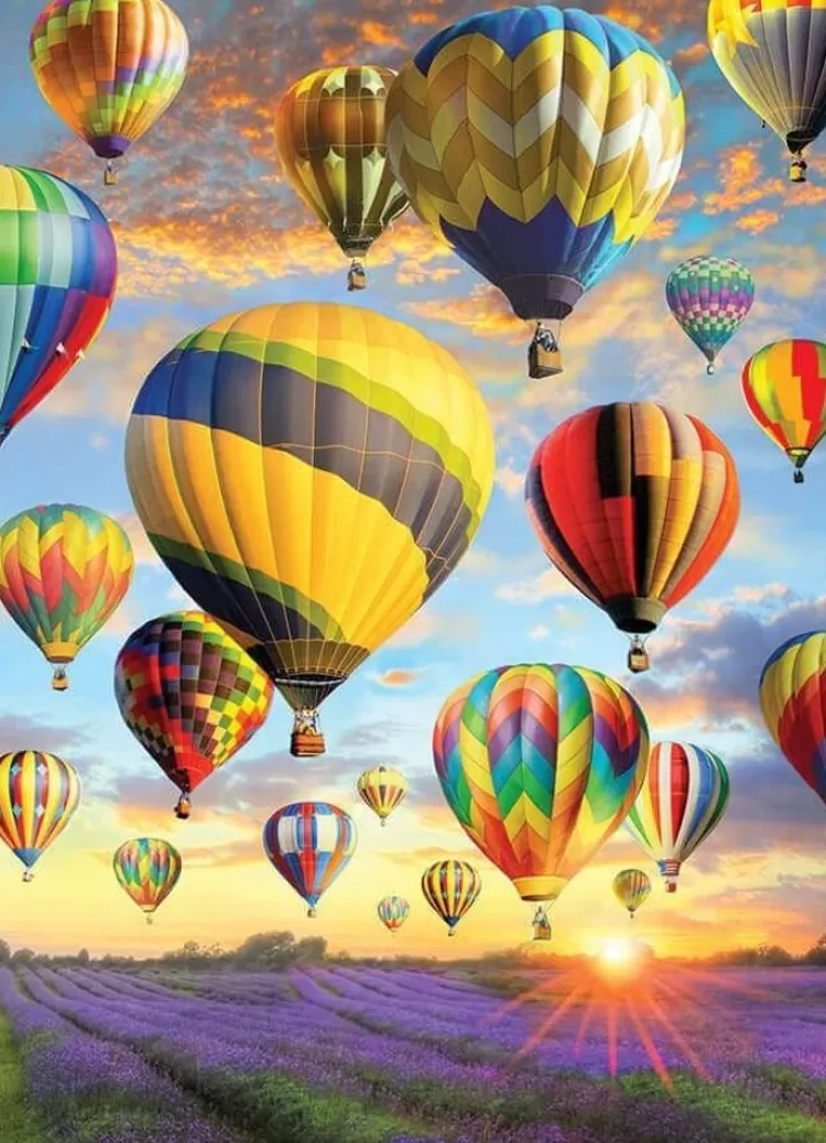 Cobble Hill Pastimes* - Hot Air Balloons - 1000 Piece Jigsaw Puzzle