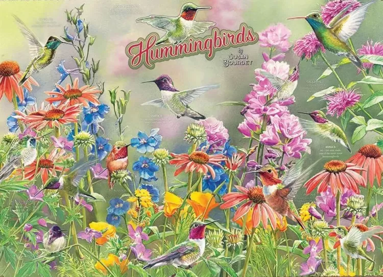 Cobble Hill Animals & Wildlife* - Hummingbirds - 1000 Piece Jigsaw Puzzle