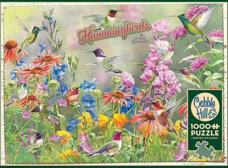 Cobble Hill Animals & Wildlife* - Hummingbirds - 1000 Piece Jigsaw Puzzle