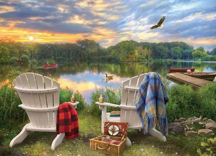 Cobble Hill Pastimes* - Lakeshore - 1000 Piece Jigsaw Puzzle