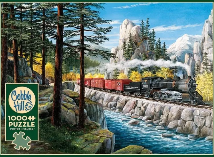 Cobble Hill Trains & Transport* - Rounding The Horn - 1000 Piece Jigsaw Puzzle