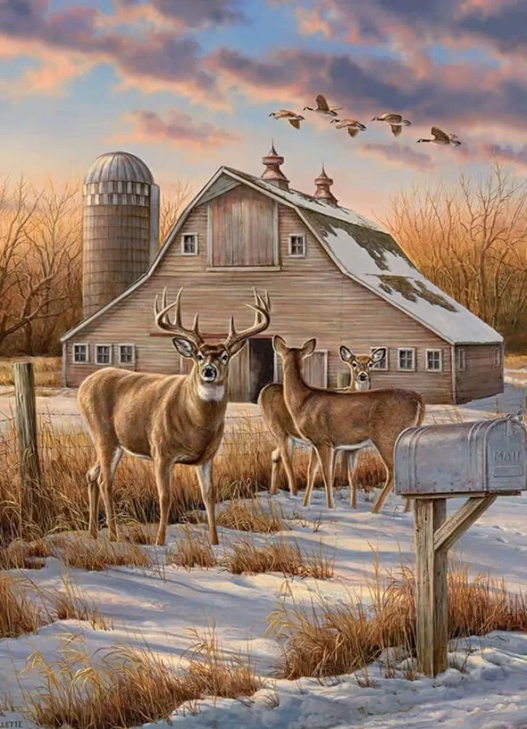 Cobble Hill Animals & Wildlife* - Rural Route - 1000 Piece Jigsaw Puzzle
