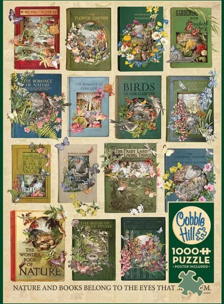 Cobble Hill Pastimes* - The Nature Of Books - 1000 Piece Jigsaw Puzzle