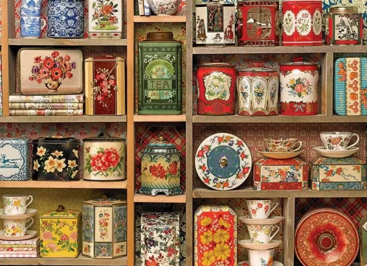 Cobble Hill Pastimes* - Vintage Tins - 1000 Piece Jigsaw Puzzle