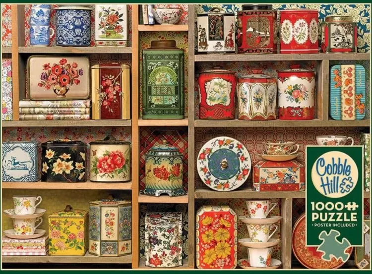 Cobble Hill Pastimes* - Vintage Tins - 1000 Piece Jigsaw Puzzle