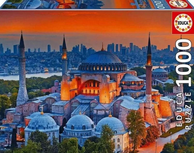 Educa Locations & Buildings* - Blue Mosque - Istanbul - 1000 Piece Jigsaw Puzzle