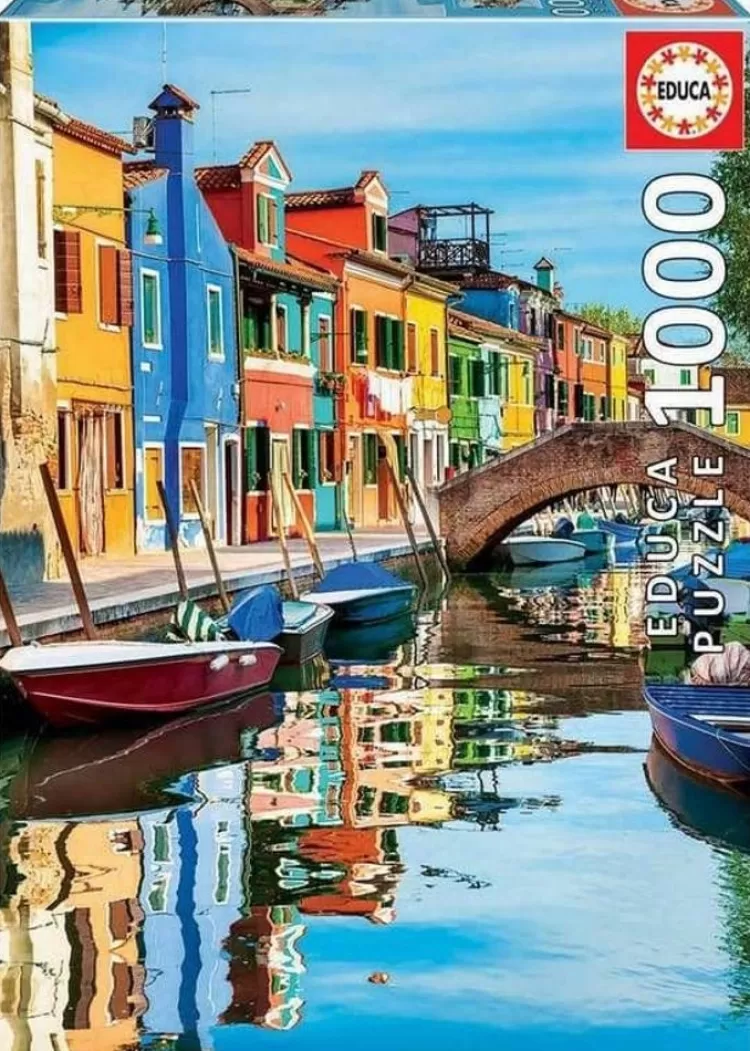 Educa Locations & Buildings* - Burano - 1000 Piece Jigsaw Puzzle