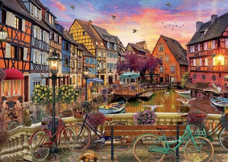 Educa Locations & Buildings* - Colmar, France - 3000 Piece Jigsaw Puzzle