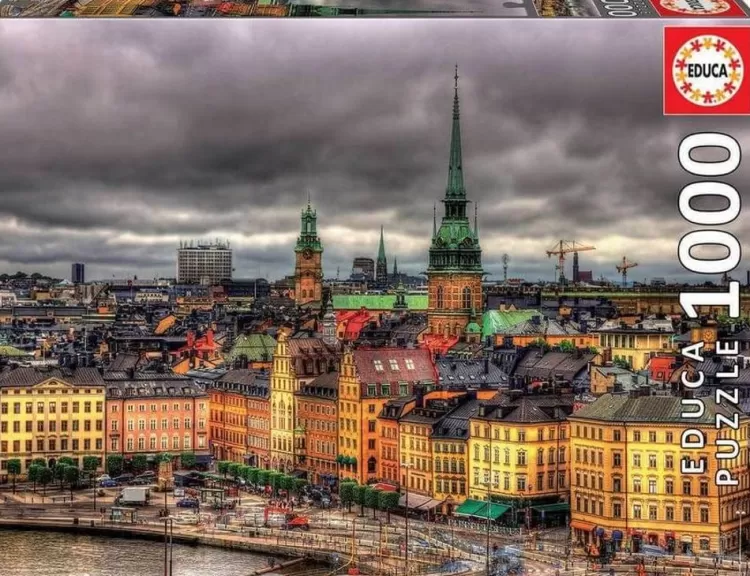 Educa Locations & Buildings* - Views Of Stockholm - Sweden - 1000 Piece Jigsaw Puzzle