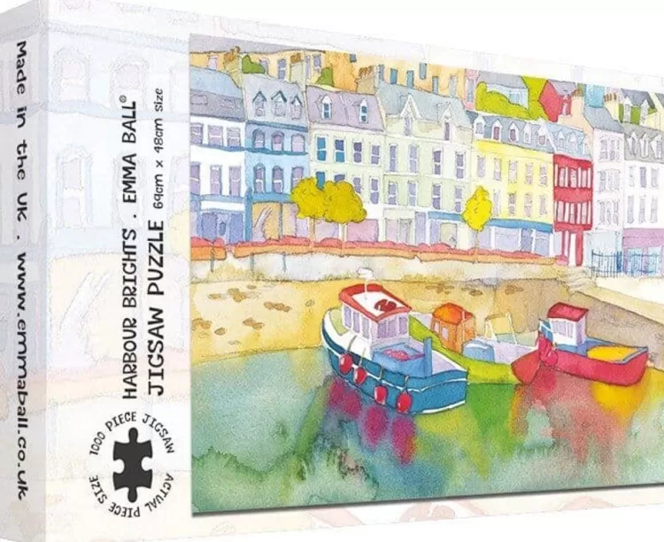 Great British Jigsaws Locations & Buildings*Emma Ball - Harbour Brights - 1000 Piece Jigsaw Puzzle