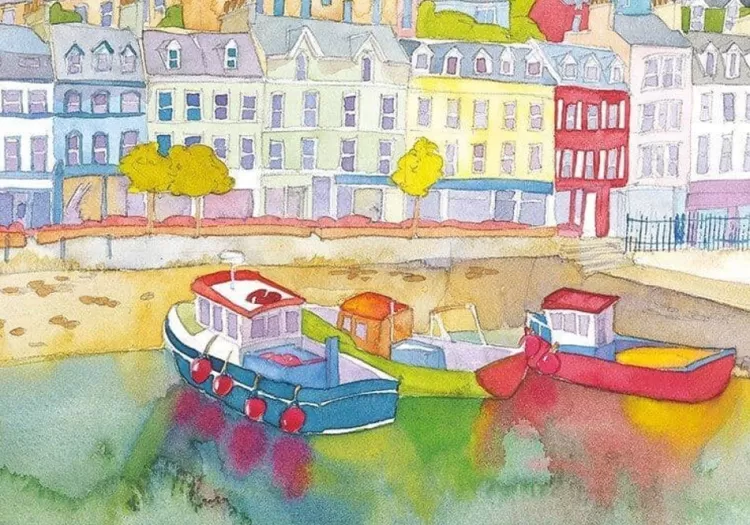 Great British Jigsaws Locations & Buildings*Emma Ball - Harbour Brights - 1000 Piece Jigsaw Puzzle