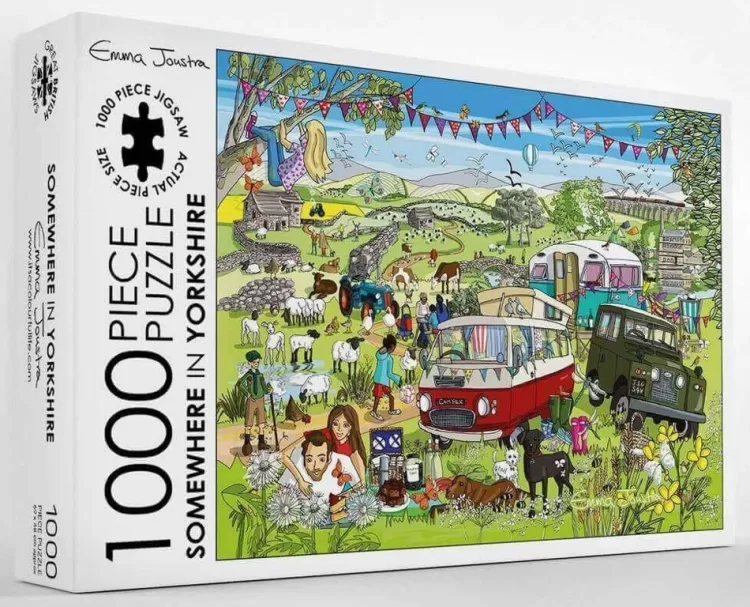 Great British Jigsaws Yorkshire*Emma Joustra - Somewhere In Yorkshire - 1000 Piece Jigsaw Puzzle