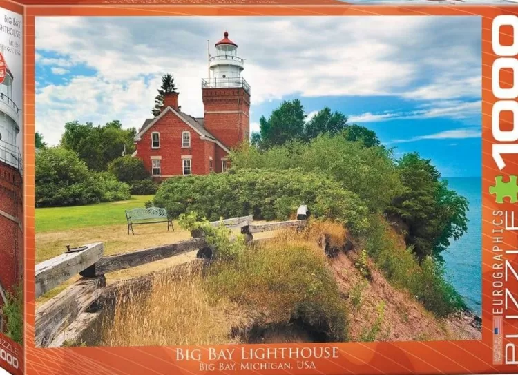 Eurographics Locations & Buildings* - Big Bay Lighthouse Michigan - 1000 Piece Jigsaw Puzzle