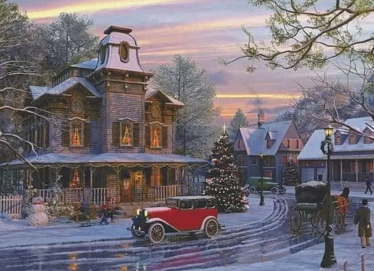 Eurographics Trains & Transport* - Driving Home For Christmas - 1000 Piece Jigsaw Puzzle