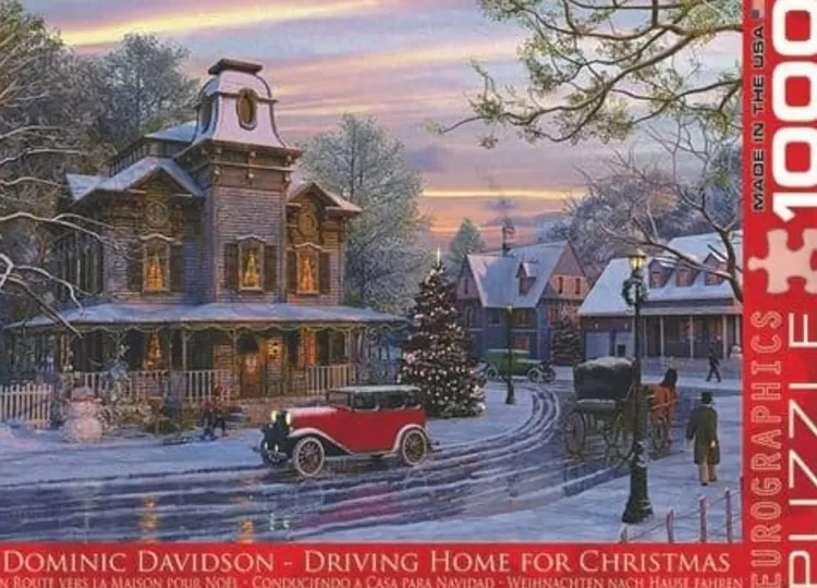 Eurographics Trains & Transport* - Driving Home For Christmas - 1000 Piece Jigsaw Puzzle