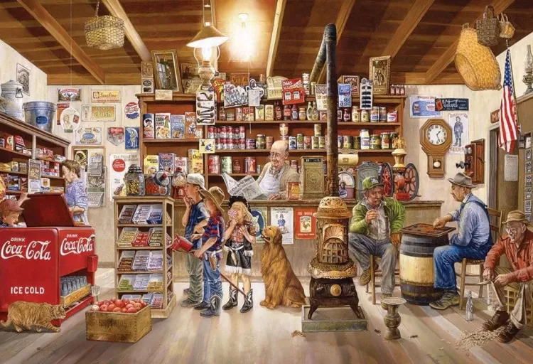 Eurographics Locations & Buildings* - General Store - 2000 Piece Jigsaw Puzzle