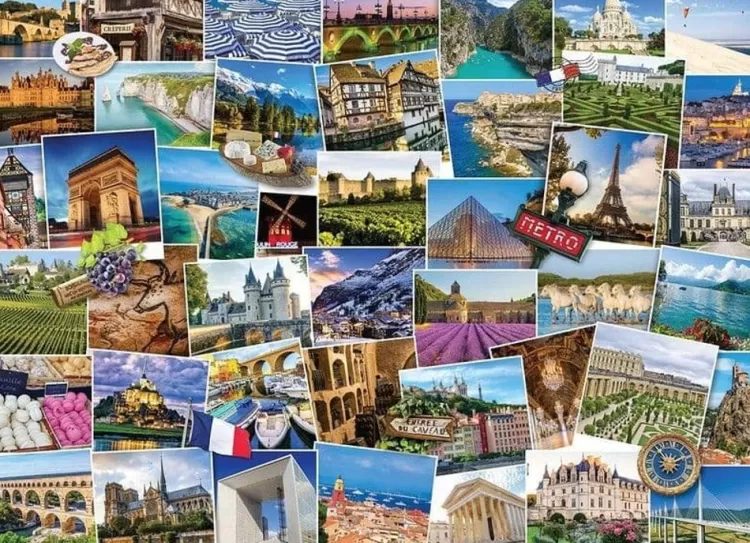 Eurographics Locations & Buildings* - Globetrotter France - 1000 Piece Jigsaw Puzzle