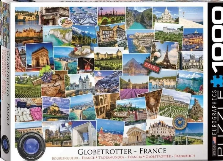 Eurographics Locations & Buildings* - Globetrotter France - 1000 Piece Jigsaw Puzzle