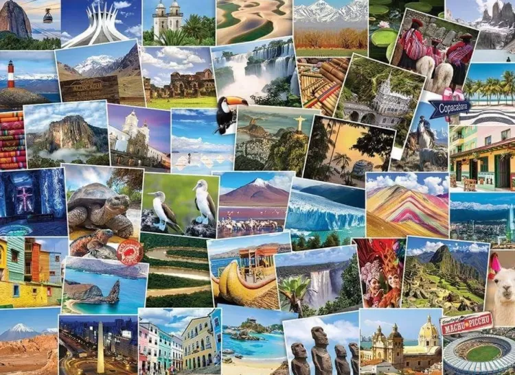 Eurographics Locations & Buildings* - Globetrotter South America - 1000 Piece Jigsaw Puzzle