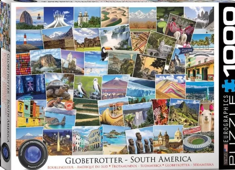 Eurographics Locations & Buildings* - Globetrotter South America - 1000 Piece Jigsaw Puzzle