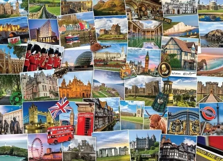 Eurographics Locations & Buildings* - Globetrotter United Kingdom - 1000 Piece Jigsaw Puzzle