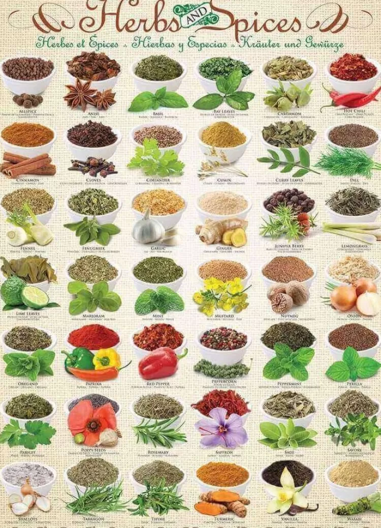 Eurographics Food & Drink* - Herbs And Spices - 1000 Piece Jigsaw Puzzle