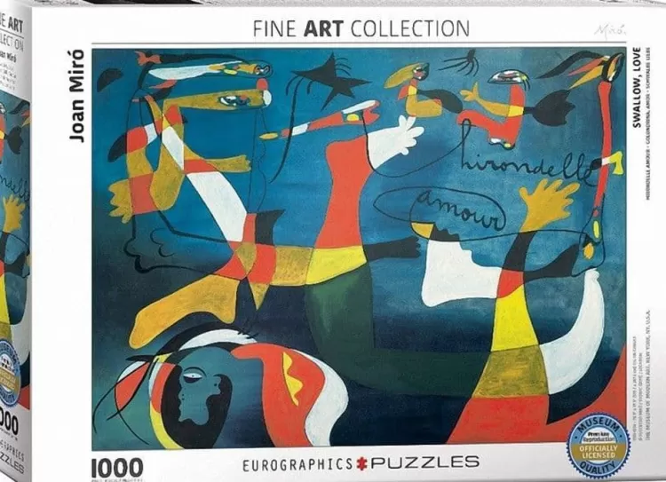 Eurographics Art* - Joan Miro - Swallow Love - 1000 Piece Jigsaw Puzzle