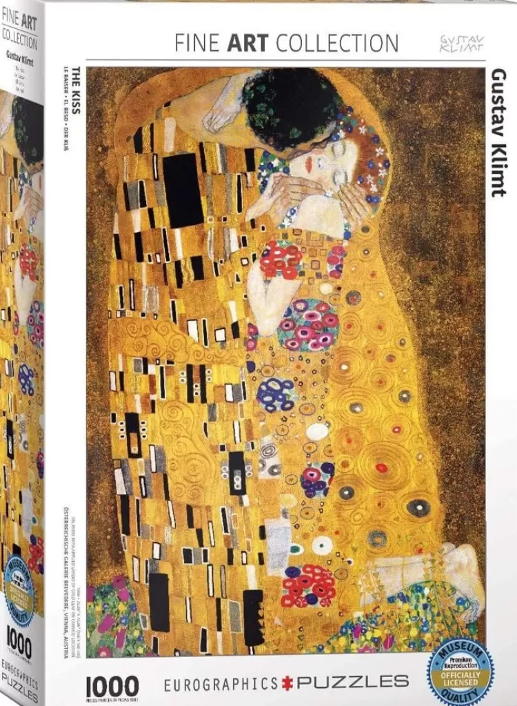 Eurographics Art* - Klimt - The Kiss - 1000 Piece Jigsaw Puzzle