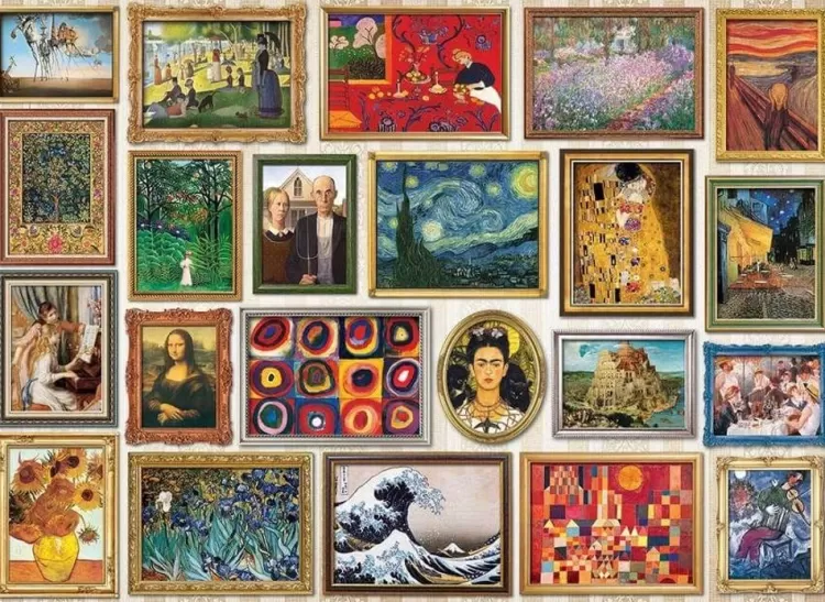 Eurographics Art* - Masterpieces - 1000 Piece Jigsaw Puzzle
