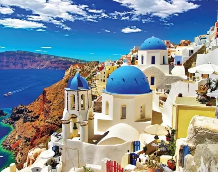 Eurographics Locations & Buildings* - Oia Santorini Greece - 1000 Piece Jigsaw Puzzle