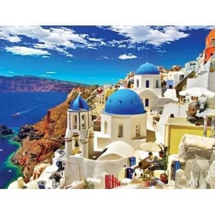 Eurographics Locations & Buildings* - Oia Santorini Greece - 1000 Piece Jigsaw Puzzle