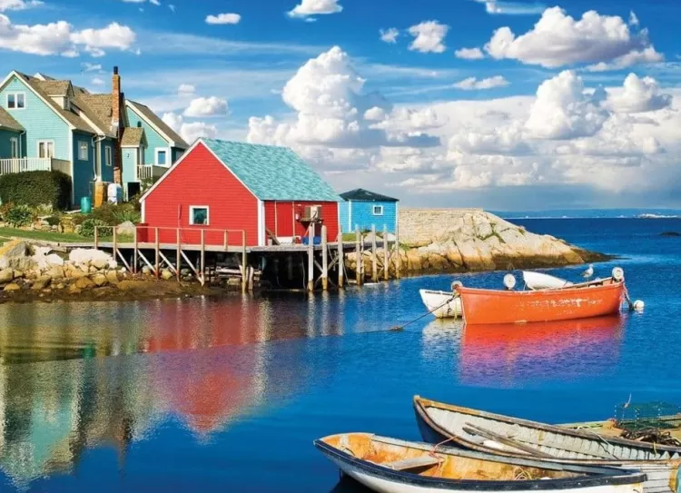 Eurographics Locations & Buildings* - Peggy'S Cove - 1000 Piece Jigsaw Puzzle
