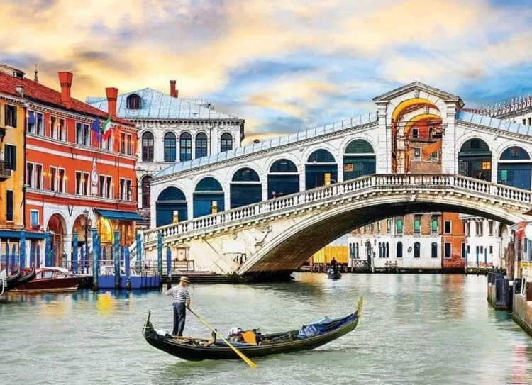 Eurographics Locations & Buildings* - Venice - Rialto - 1000 Piece Jigsaw Puzzle