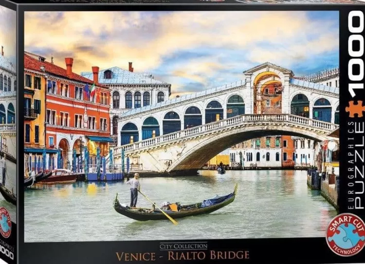 Eurographics Locations & Buildings* - Venice - Rialto - 1000 Piece Jigsaw Puzzle