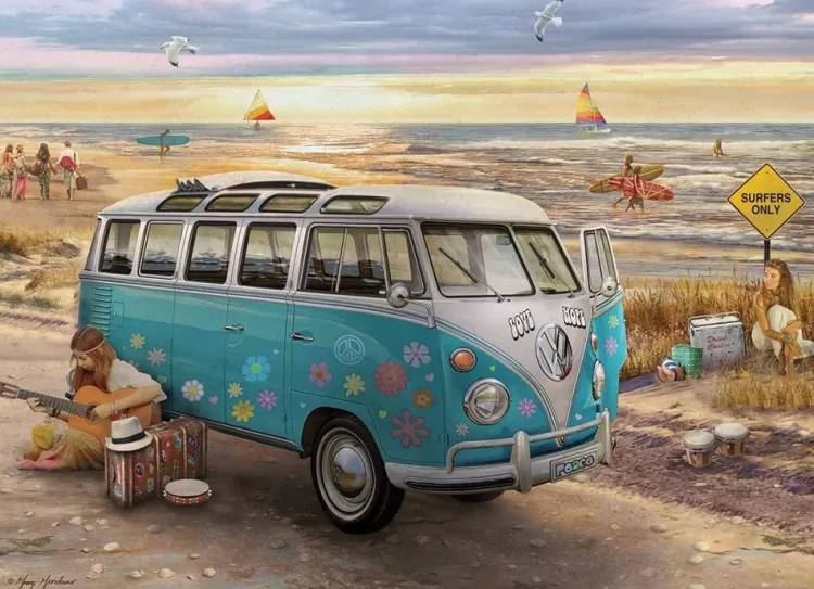 Eurographics Trains & Transport* - Vw Love & Hope - 1000 Piece Jigsaw Puzzle