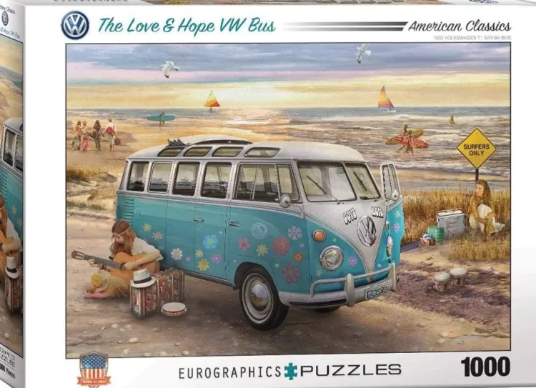 Eurographics Trains & Transport* - Vw Love & Hope - 1000 Piece Jigsaw Puzzle