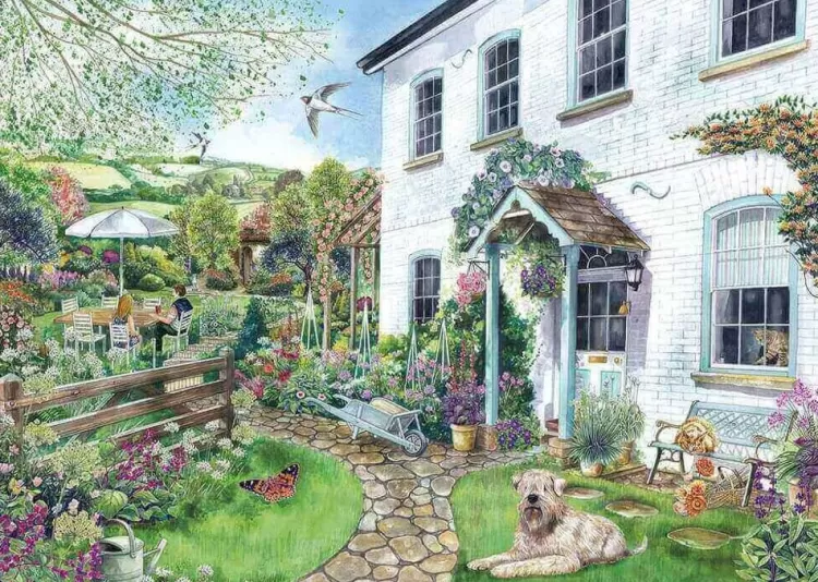 Jumbo Cottages*Falcon De Luxe - Cottage With A View - 1000 Piece Jigsaw Puzzle