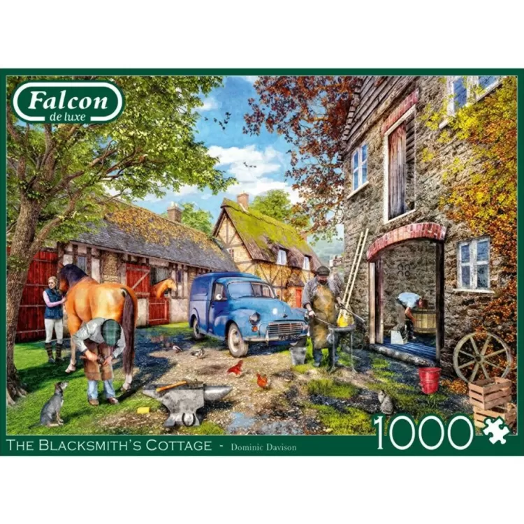 Jumbo Cottages*Falcon De Luxe - The Blacksmith'S Cottage - 1000 Piece Jigsaw Puzzle