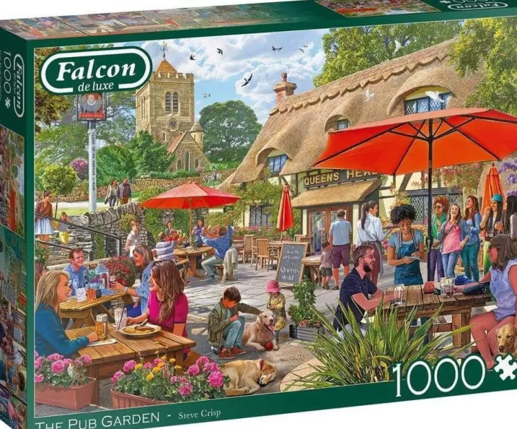 Jumbo Pastimes*Falcon De Luxe - The Pub Garden - 1000 Piece Jigsaw Puzzle