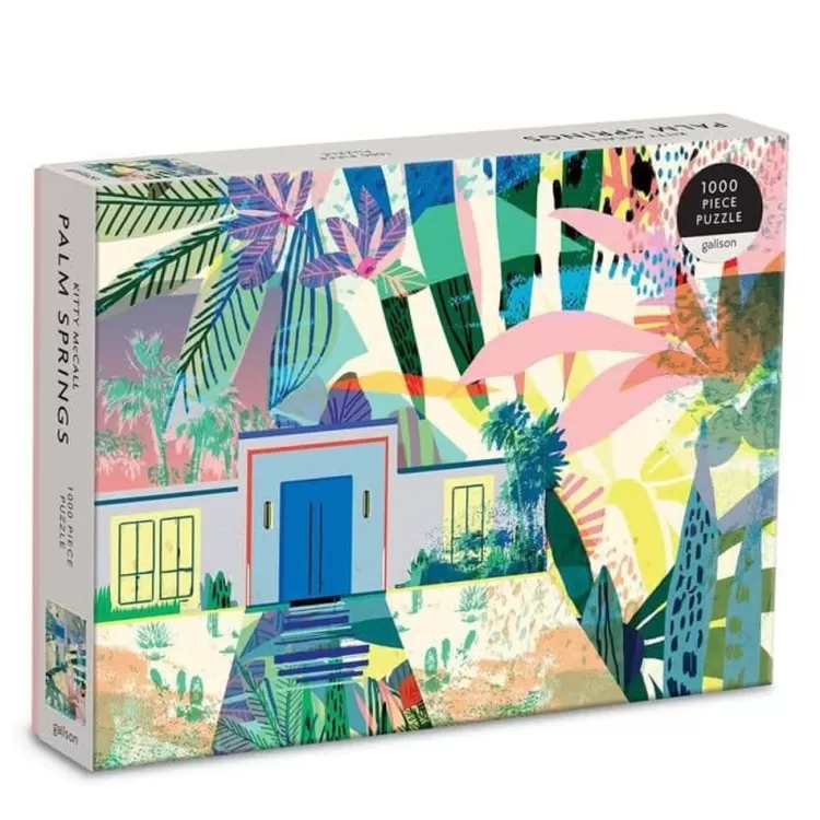 Galison Locations & Buildings* - Kitty Mccall Palm Springs - 1000 Piece Jigsaw Puzzle
