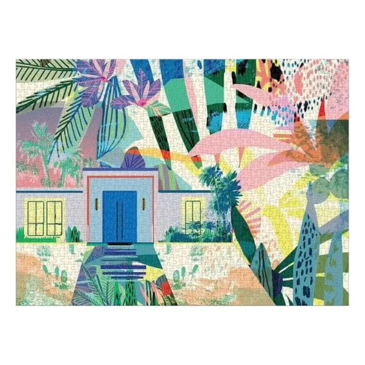 Galison Locations & Buildings* - Kitty Mccall Palm Springs - 1000 Piece Jigsaw Puzzle