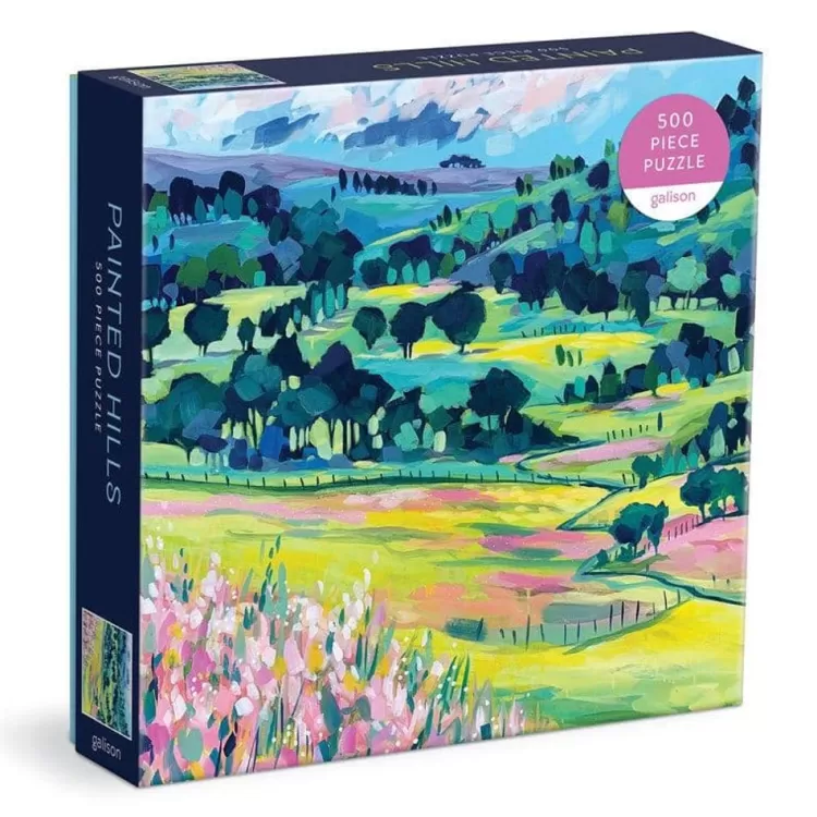 Galison Locations & Buildings* - Painted Hills - 500 Piece Jigsaw Puzzle