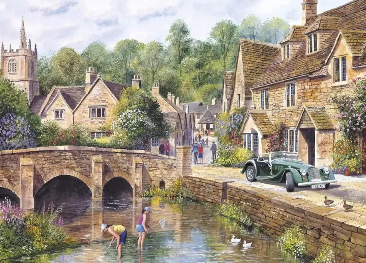 Gibsons Locations & Buildings* - Castle Combe - 1000 Piece Jigsaw Puzzle