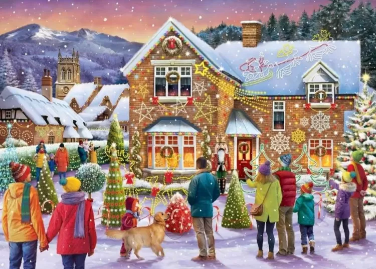Gibsons Christmas* - Dressed Up For Christmas - 1000 Piece Jigsaw Puzzle