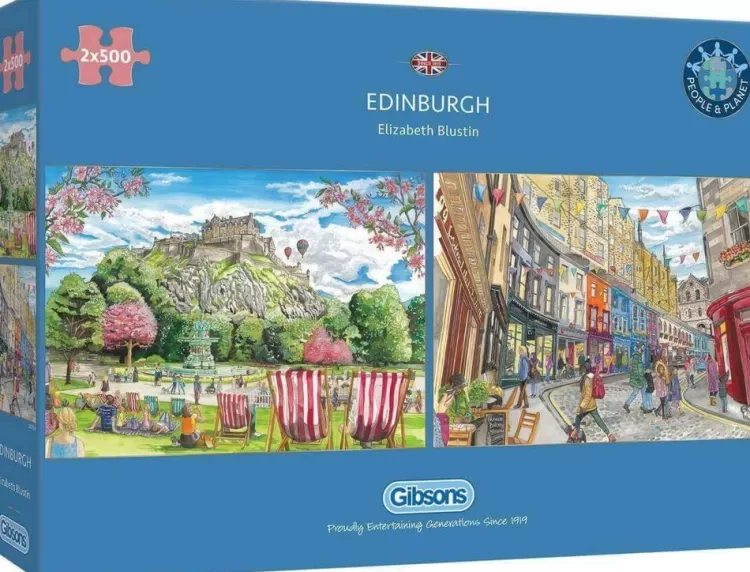 Gibsons Locations & Buildings* - Edinburgh - 2 X 500 Piece Jigsaw Puzzle